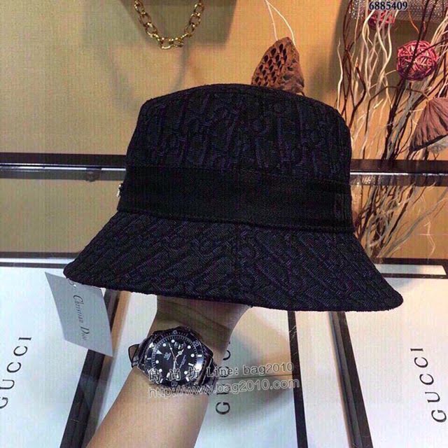 Dior新品女士帽子 迪奧動物新款織帶漁夫帽  mm1434